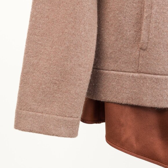 Brunello Cucinelli Light Brown Cashmere Silk-Tank Sweater Set - Picture 6 of 10